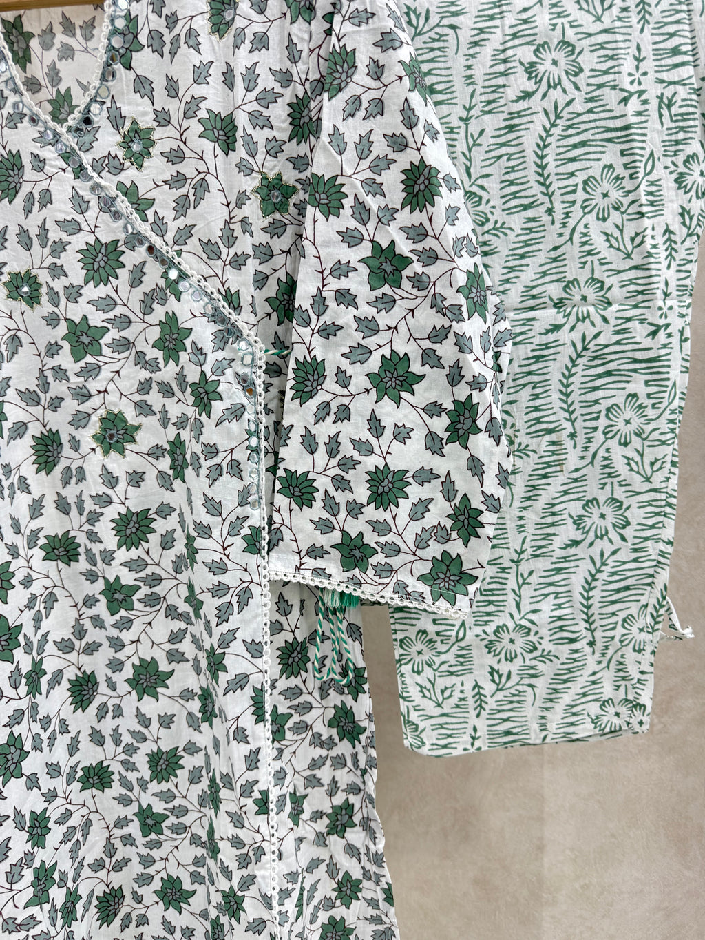 Deep Green  Cotton Kurta Set