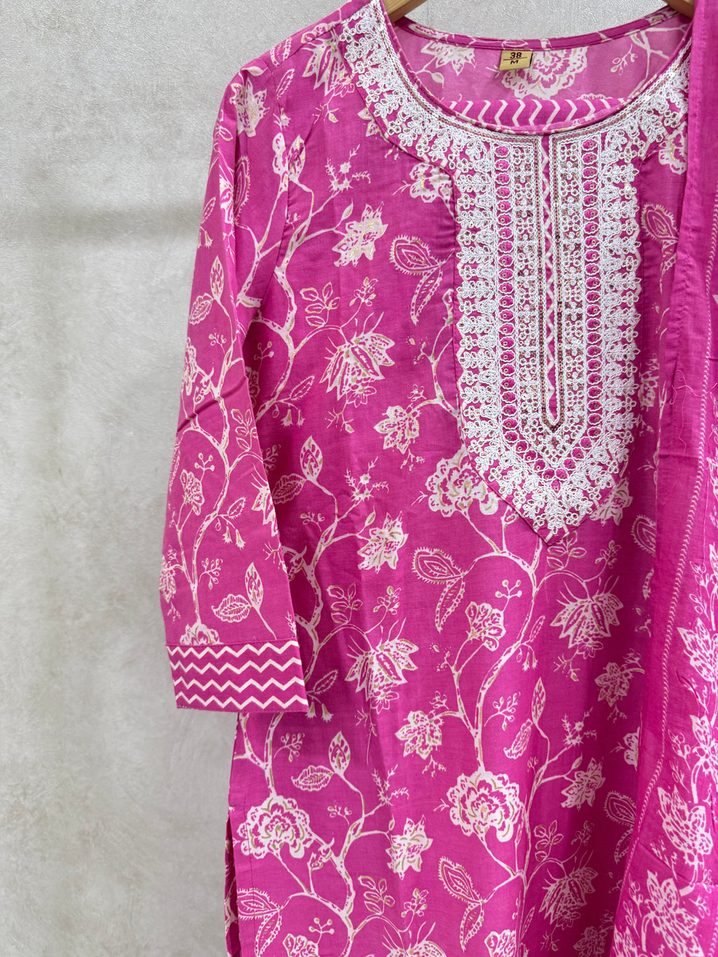 Barbie Pink Cotton Kurta Set