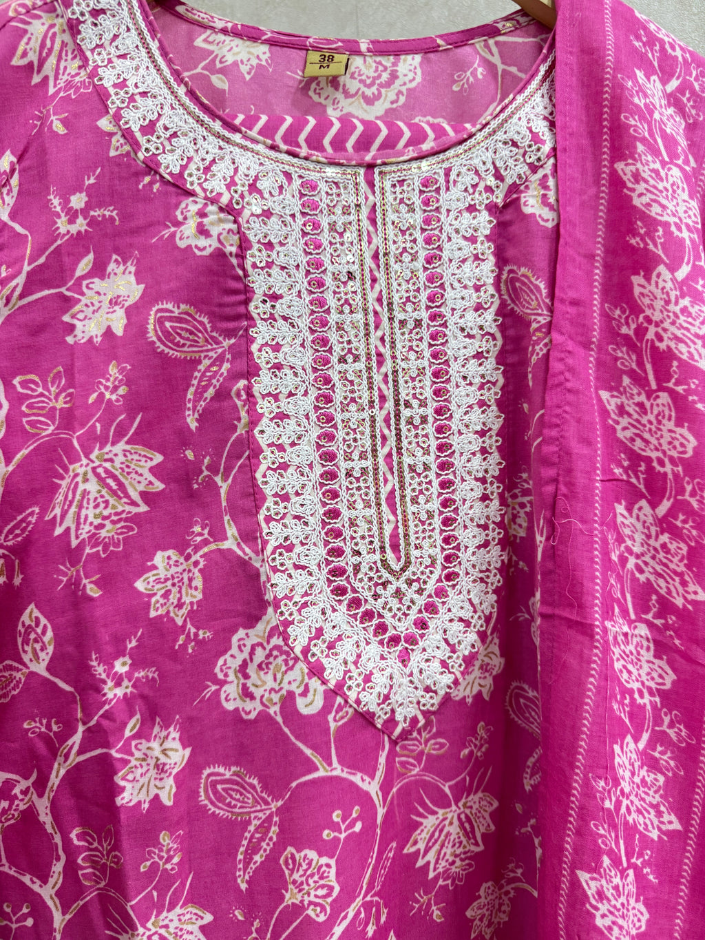 Barbie Pink Cotton Kurta Set